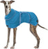 Tuff Pupper Fast Drying Dog Bath Robe, 800 gsm Plush Towel Bathrobe, Super Absorbent, Adjustable Hood (XXL, Blue)