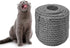 Sisal Rope 6mm for Cat Scratcher - Repair and Replace Cat Scratching Post, Gray 66ft/20m