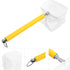 Lurrose Retractable Aquarium Fish Tank Net with Fine Mesh, Telescopic Handle Shrimp Catch Net for Small Fish