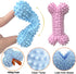 Puppy Toys for Teething, Dog Chew Toys for Small & Medium Breeds, Durable All-Natural Rubber and Cotton, 4-Pack