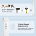 Pet Hair Dryer and Brush 2 in 1, High and Low Temperature, 3 Wind Speed Adjustment, 800W Power for Small Medium Cats