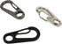 SWATOM Small Mini Carabiner Clip, Tiny Spring Snap Hook Keychains, Micro Carabiners for Paracord EDC, Alloy Key Rings,