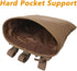 Tactical Foraging Bag, Lightweight Molle Roll Up Dump Pouch, 500D Nylon Collection Mag Pouch for Hiking
