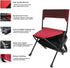 Backpack Zenree Portable Durable Folding Chair, Red - Perfect for Camping, Sporting Events, Campfires, Hiking