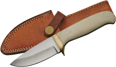 SZCO Supplies Drop Point Bone Skinning Knife