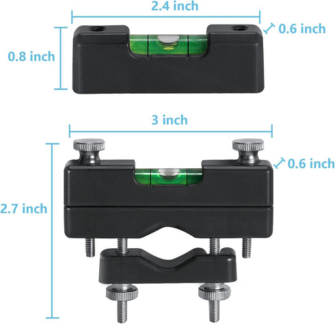 Pridefend Bubble Level Scope Mounting Kit - Precision Scope Level Bubble Clip and Storage Case for Magnetic Universal