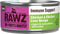 Rawz Natural Premium Pate Canned Food for Cats + Algal Oil, Antioxidants, and EPA & DHA for Immune Support, 12 Pack