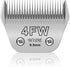 4FW Wide Pet Dog Grooming Detachable Blades, Compatible with Andis, Oster A5, Wahl KM10 Clippers, Cut Length 3/8"