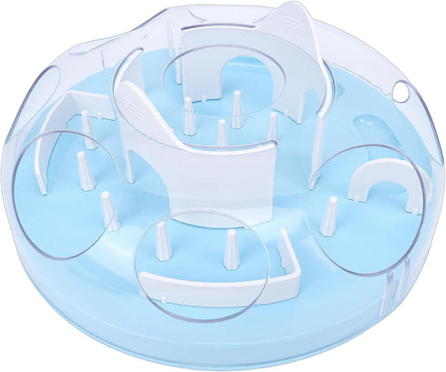 Pssopp Interactive Cat Puzzle Feeder, Interactive Toys Enrichment Slow Feeding Food Dispenser
