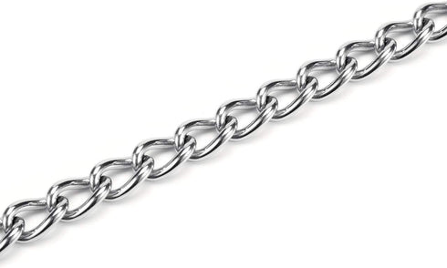 Mogoko Stainless Steel Dog Choke Chain Collar, Puppy Metal P Chain Slip Collar for Training Walking (3.5mm;22.0 Inch)