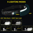 Rechargeable Headlamp 3PCS, 230° Wide Beam LED Headlamp with Motion Sensor, 5 Modes for Camping Gear