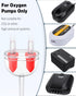 Pawfly 2 Pack Aquarium Check Valves Plastic 2-Way Non-Return Valves for Fish Tank Air Pump Protectors 3/16 Inch Tubing