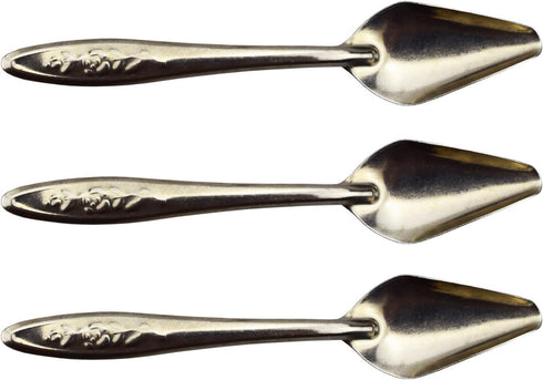 4.7" Bird Parrot Stainless Steel Metal Feeding Spoon, Special Feeding Scoop for Peony Cockatiel Parrot (3 PCS)