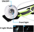 LED Reflective Running Vest with Front Light, High Visibility Gear for Men/Women Running, Cycling, Walking