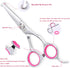 iSeaFly 6 1 Dog Grooming Kit with Round Tip, in Cat Dog Grooming Scissors, Stainless Steel Pet Grooming Shears for Full