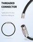 Uniclife 4 Inch/6 Inch Wire Keychain Cable - Large Stainless Steel Key Ring Loop Holder for Luggage Tag Keeper