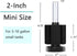 AQUANEAT 4pcs Sponge Filter for Aquarium – Breeding Fry, Betta, Shrimp, Nano Fish Tank (Small up to 10 Gal)