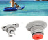 Inflatable Kayak Boat Air Valve, 2Pcs Replacement for Rubber Dinghy Raft Canoe, 8 Teeth with Cover Rope