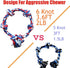 6 Knot Large Christmas Dog Rope Toys - Heavy Duty Chew Rope for Aggressive Chewers - Tug of War Play Rope
