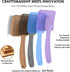 3 1 Large Dog Slicker Brush for Goldendoodles, Poodles - in Grooming Kit with Undercoat Rake, Comb - Extra Long Pins