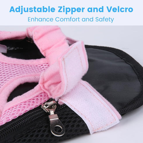 Dog Cat Backpack Carrier, Adjustable for Small Medium Dogs, Pet Front Chest Carriers, Sling Backpack