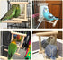 Generic (1PCS) Wooden Bird Mirrors Bird Swing, Parrot Cage Toys, Swing Hanging Play with Mirror for Small Birds Greys