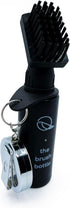 Golf Club Cleaning Brush with Attached Squeeze Bottle, Durable Metal Chain, Wide Cleaning Coverage, Nylon Bristles