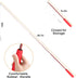 13 Packs Set Cat Toys for Indoor Cats, Interactive Cat Wand Toy with FeatherRibbon Refills, Feather Toys for Exercise