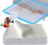 100PCS Bird Cage Liner Papers, Disposable Precut Absorbent Cushion Pad for Pet Birds (White)