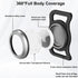 Waterproof Airtag Collar Holder, 2 Pack Aluminum Full Body Covered Case for Pet Collar