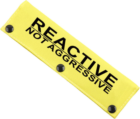 JXGZSO Reactive Dog Leash Sleeve, Do Not Pet Wrap for Reactive Not Aggressive Dogs