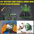7800mAh AYAMAYA Rechargeable Camping Tent Fan with LED Light, Remote Control, Portable Camping Lantern Fan USB Desk