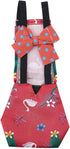 9.45 4.33 Inch CREATCABIN Adjustable Chicken Diapers Washable Duck Diapers Red Polyester Waterproof Pet Ducking Nappy