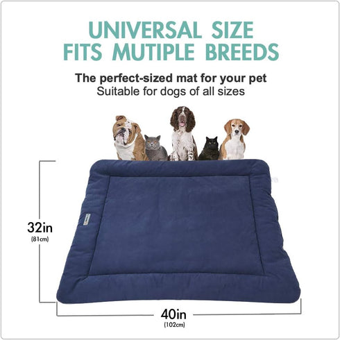 Camping Dog Bed, Pet Bed 40”X32”, Outdoor Waterproof, Washable, Water-Resistant, Durable Portable Travel Pet Mat