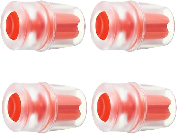 Replacement Bite Valve Mouthpiece for Hydration Pack Bladder Water Backpack, 4-Pack with Shutoff Valve and Tube O-Ring