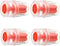 Replacement Bite Valve Mouthpiece for Hydration Pack Bladder Water Backpack, 4-Pack with Shutoff Valve and Tube O-Ring