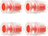 Replacement Bite Valve Mouthpiece for Hydration Pack Bladder Water Backpack, 4-Pack with Shutoff Valve and Tube O-Ring