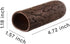 Plecoceramics Small Size Aquarium Pleco Breeding Cave Decorations (4 pcs) for Fish Tank