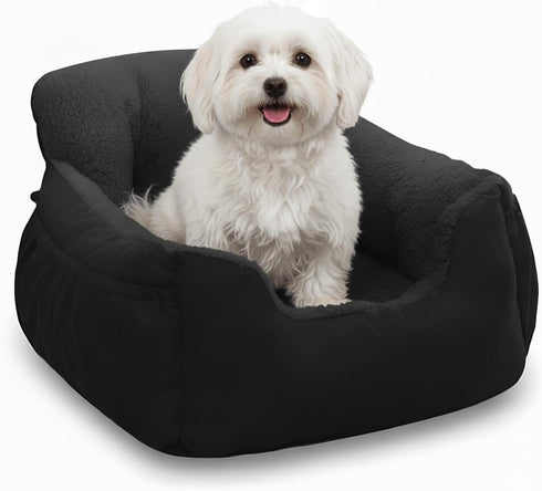 Oiilores Dog Car Seat for Small Dogs,Washable Pet Booster Seats for Car