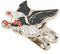 Restokki Portable Mini Golf Ball Marker Eagle Bird Magnetic Hat Clip for Golf Training Aids Outdoor Accessory