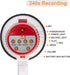 MyMealivos Portable Megaphone Bullhorn 20 Watt Power Megaphone Speaker Voice and Siren/Alarm Modes with Volume Control and Strap (White&Red)