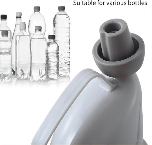 Unisex Travel Emergency Urination Device, Urinal Funnel Pee Cup Stand Up for Outdoor, Camping, with Tube and Handle
