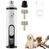 Partekavo 2026 New Ultra Quiet Pets Nail Grinder with 2 Lights,Adjustable 3 Speeds