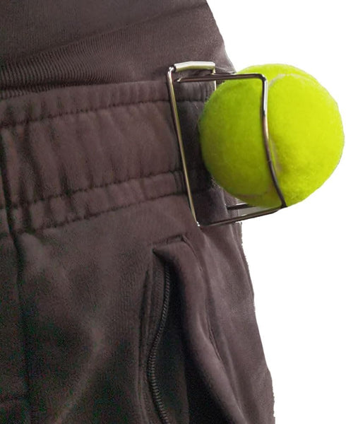 Tennis Ball Holder Waist Clip - Pickleball Ball Clip Metal Waistband Holder for Sports Training