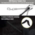 Upgrade 3-in-1 Retractable Dog Leash, 26 ft Heavy Duty with Integrated Dispenser & Poop Bags, for Dogs up to 110 lbs