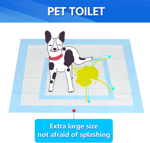 Disposable Dog Pee Pads, Extra Large 31" x 47" (80x120cm), 40 Count, Leak Proof Super Absorbent Training Pads for Dogs