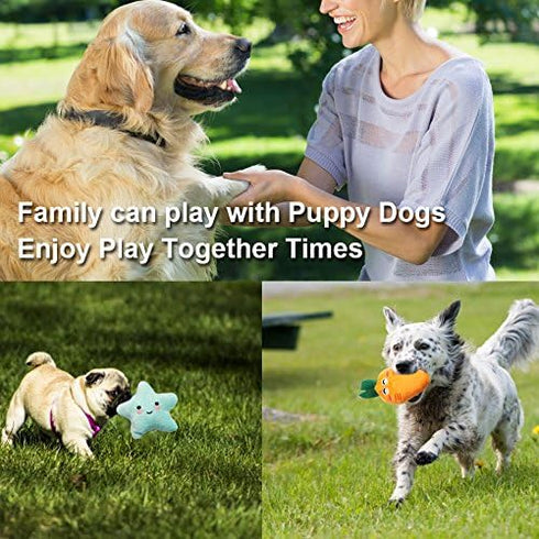9 Pack Small Dogs Puppy Squeaky Dog Toys, Cute Variety Colors for Small Dogs to Bite Anytime