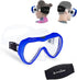 OMGear Snorkeling Gear, Diving Mask for Kids & Adults, Silicone Swim Goggles with Nose Cover for Scuba Diving