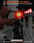1200 Set ONVIAN Smart Bike Tail Light Alarm and Rechargeable Lumen Bike Headlight for Night Riding, Antitheft Bike Horn
