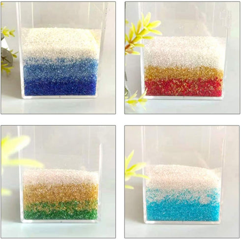 1 Pound Glass Stones Irregular Aquarium Decorated Pebbles for Fish Tank, Garden, and Vase Fillers (Green)
